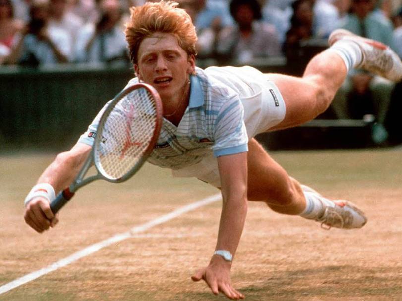 Uno scatto passato alla storia di Boris Becker
